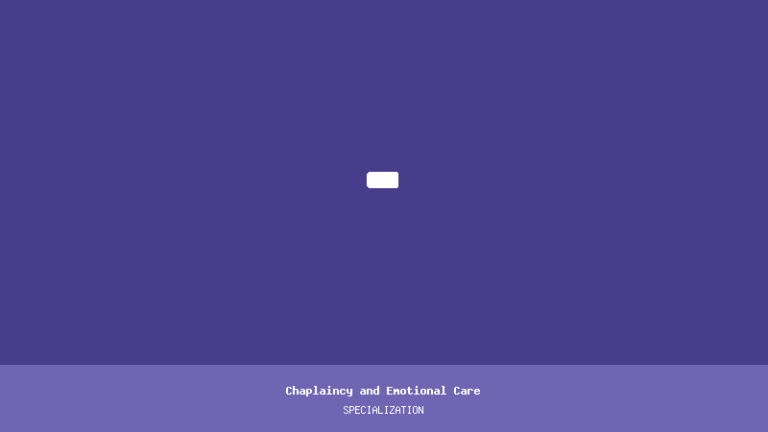 Chaplaincy and Emotional Care